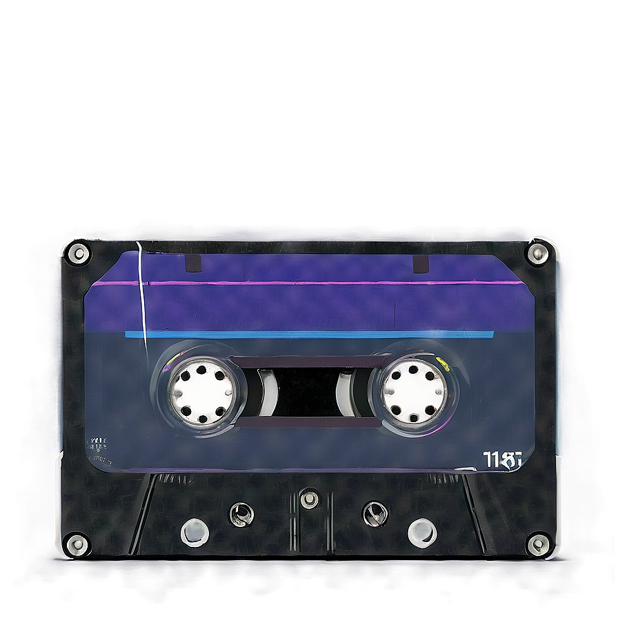 Retro Music Cassette Png 06112024 PNG image