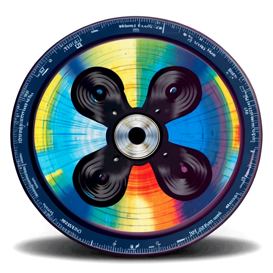 Retro Music Disc Png 18 PNG image