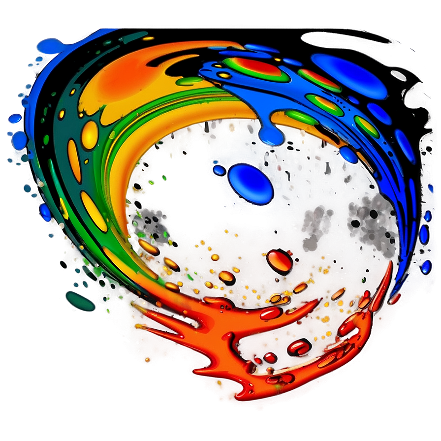 Retro Paint Splash Png Ayo PNG image