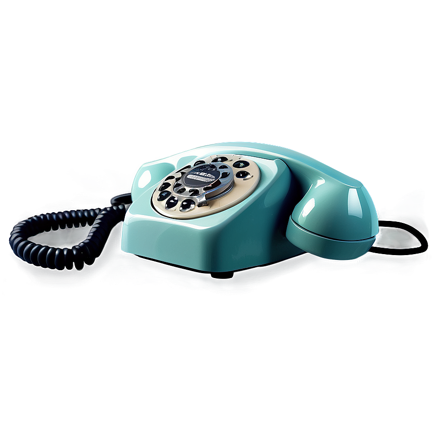 Retro Phone C PNG image