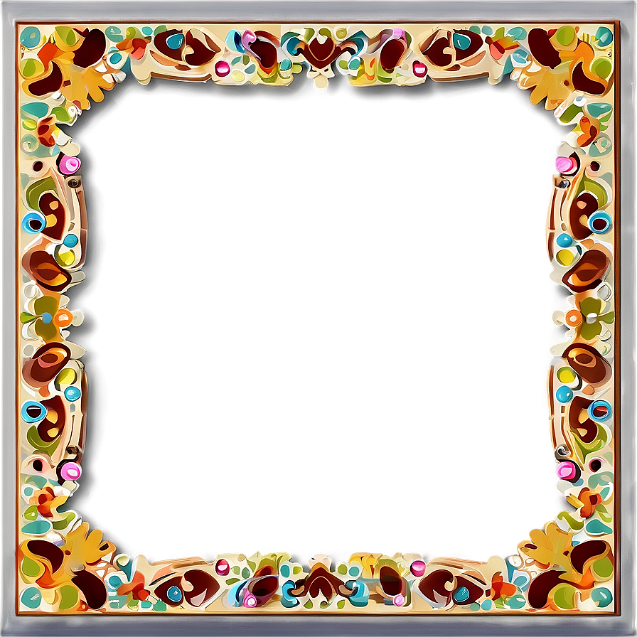 Retro Photo Border Png Onf74 PNG image