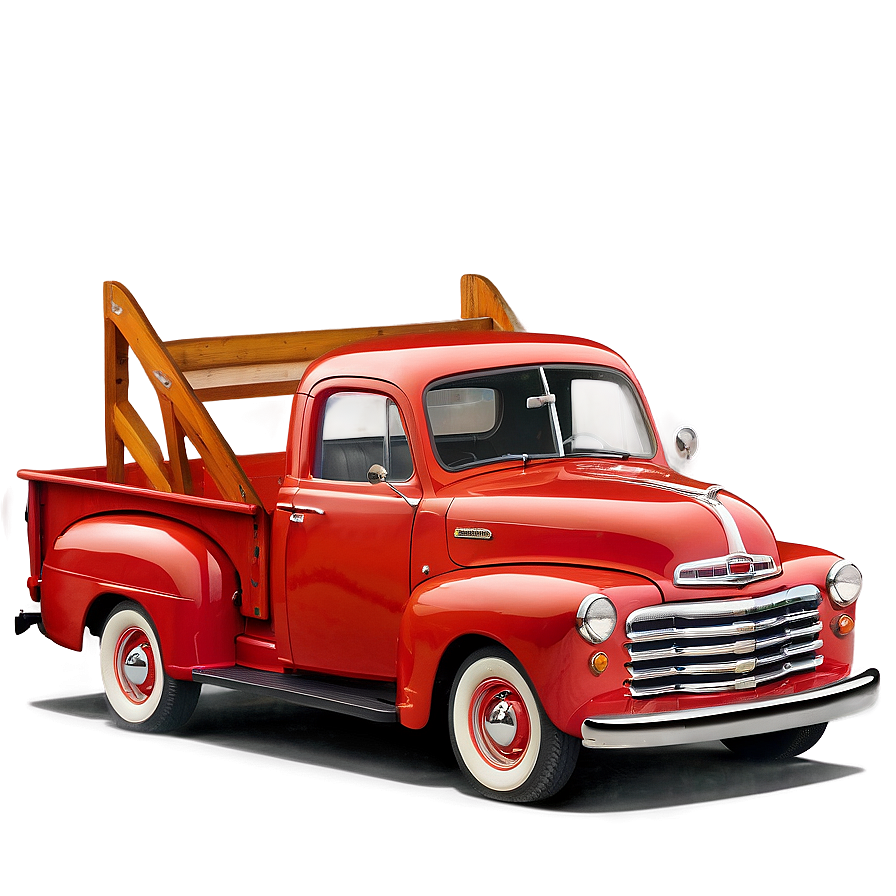 Retro Pickup Truck Png Hdf3 PNG image