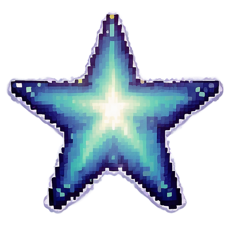 Retro Pixel Star Png 41 PNG image