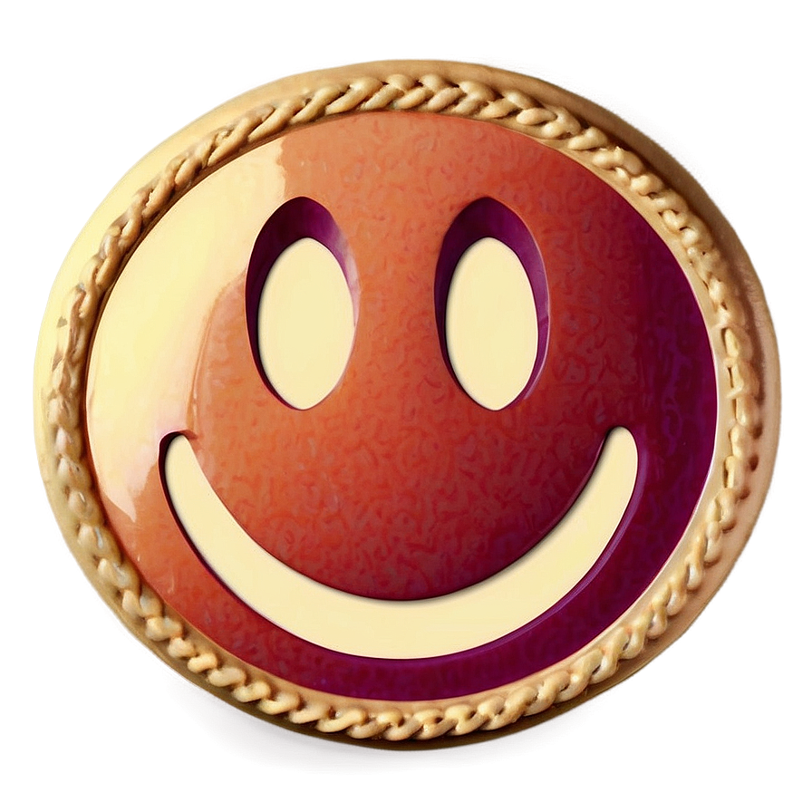 Retro Preppy Smiley Face Png 06202024 PNG image