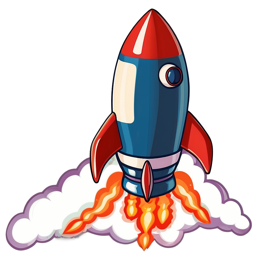 Retro Rocket Clipart Png 14 PNG image