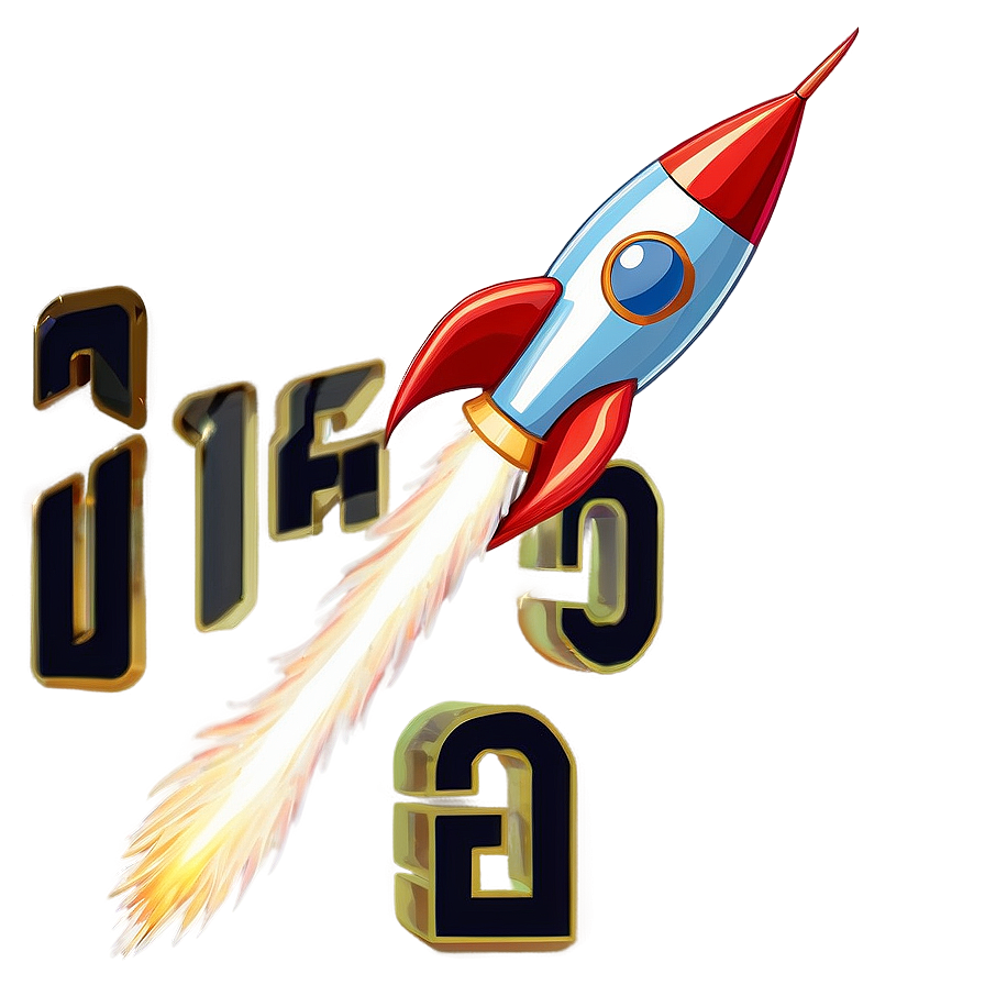 Retro Rocket Png Omc87 PNG image