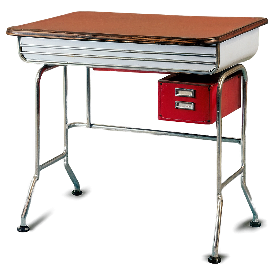 Retro School Desk Png Yal PNG image