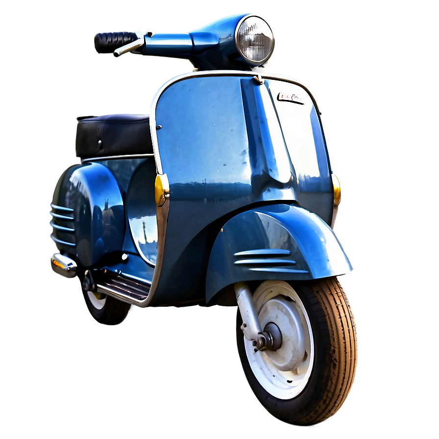 Retro Scooter Motorcycle Png 36 PNG image