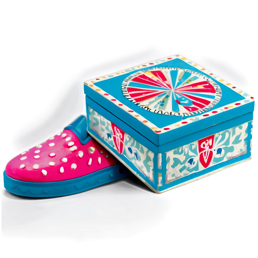 Retro Shoe Box Png Der PNG image