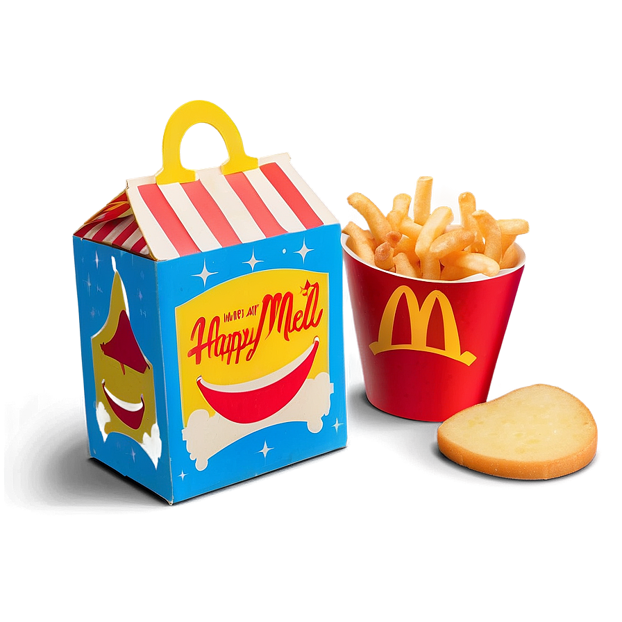 Retro Style Happy Meal Box Png 4 PNG image