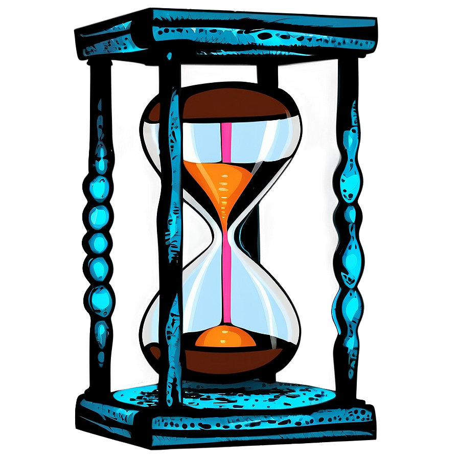 Retro Style Hourglass Png 76 PNG image