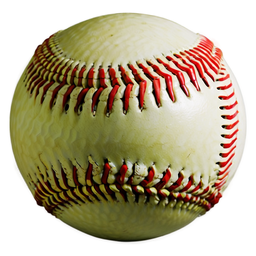 Retro-style Softball Png 06292024 PNG image