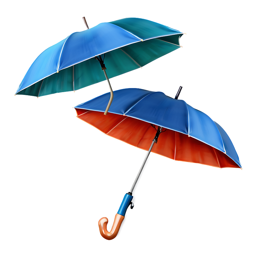 Retro Style Umbrella Png 05232024 PNG image