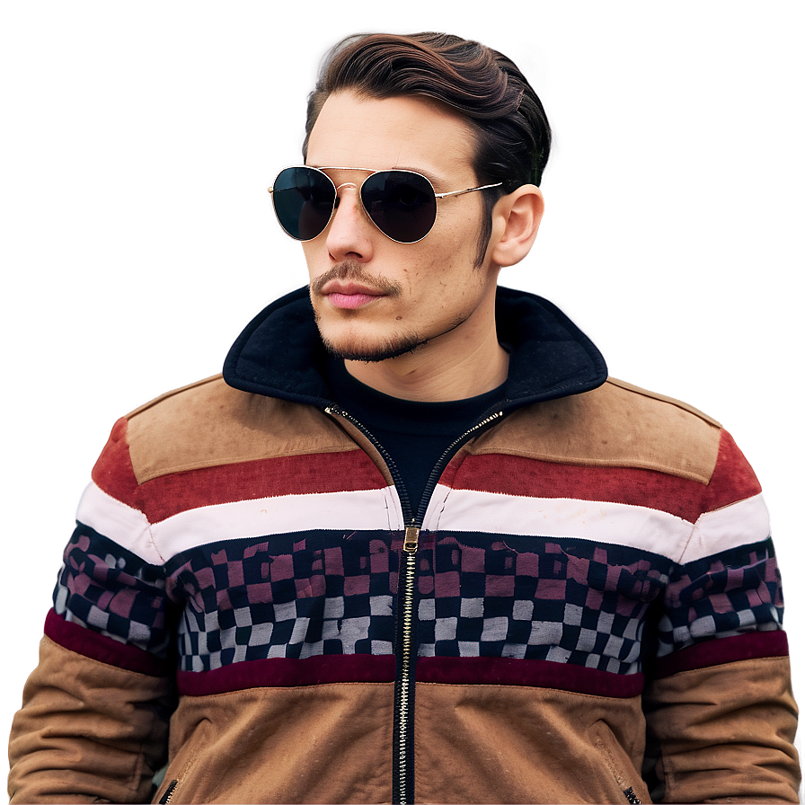 Retro Styled Cool Guy Png 60 PNG image