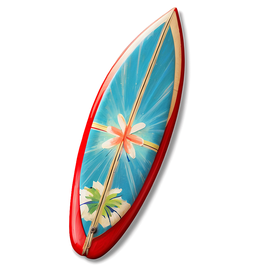 Retro Surfboard Art Png 9 PNG image