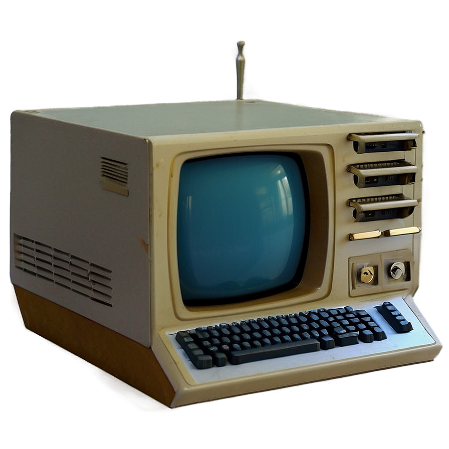 Retro Technology Computer Png 05242024 PNG image