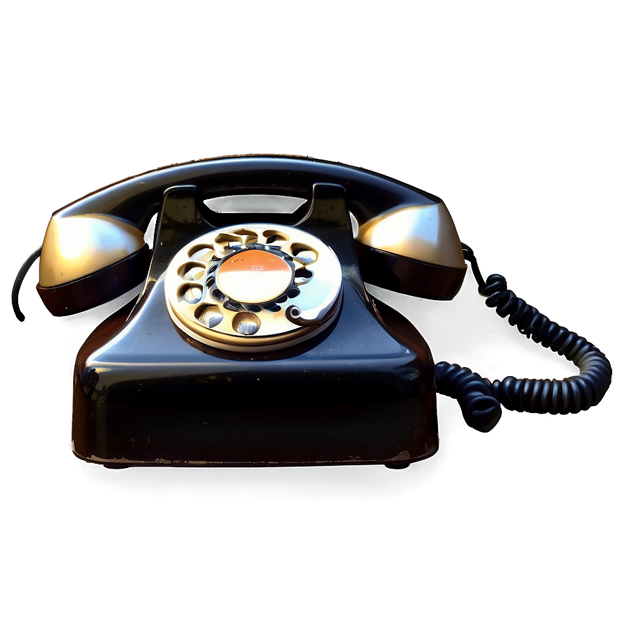 Retro Telephone Vintage Png Tvt PNG image