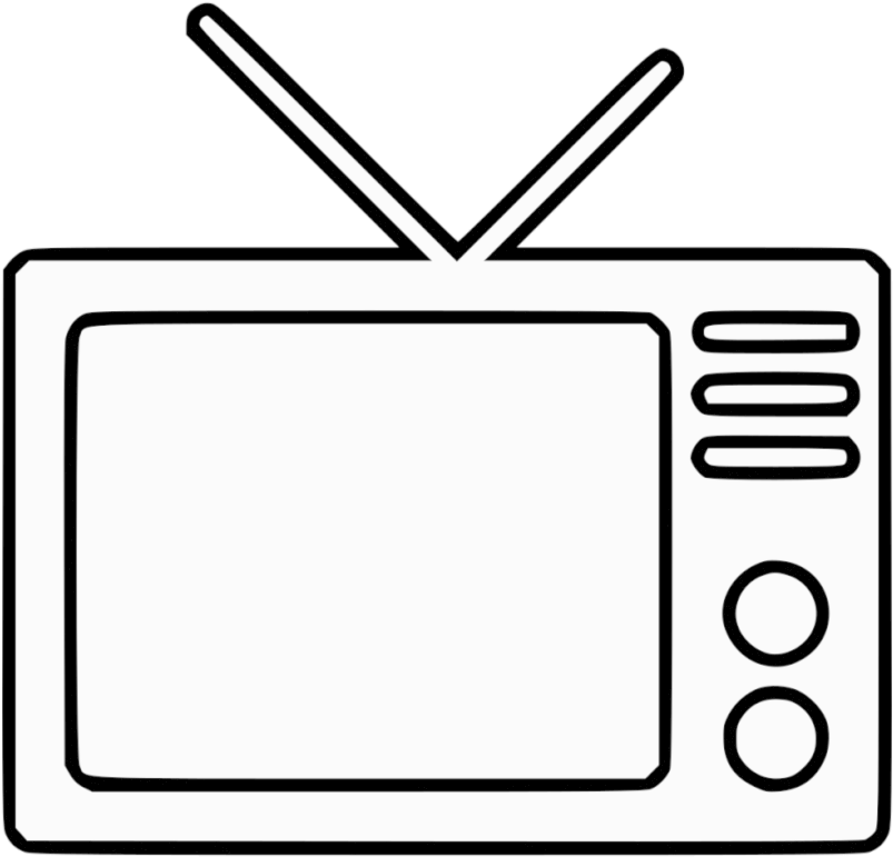 Retro Television Icon PNG image