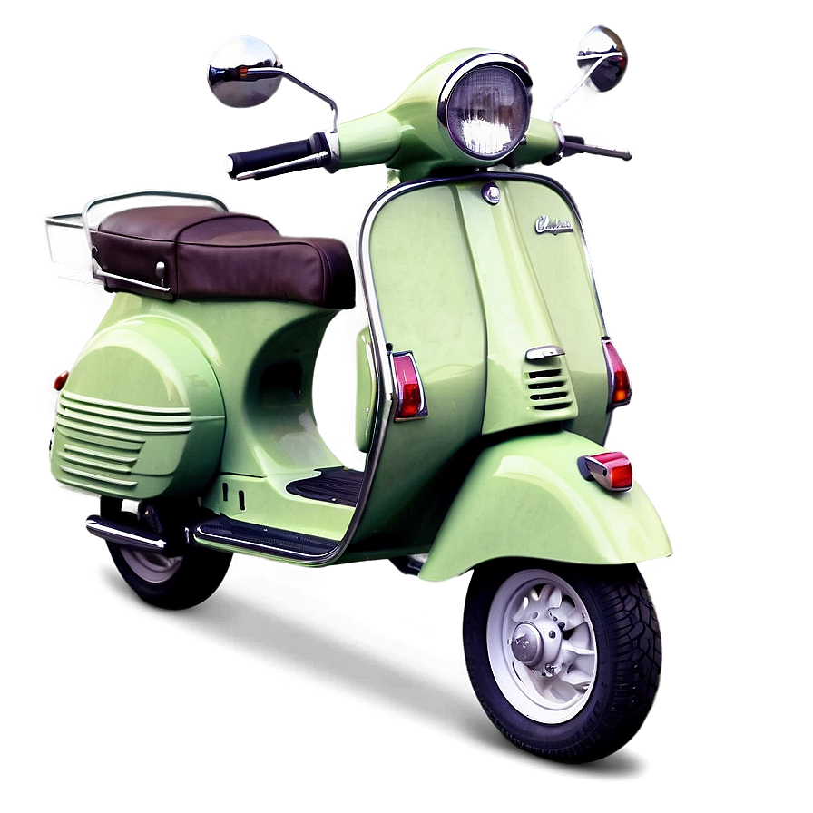 Retro Vespa With Helmet Png 13 PNG image