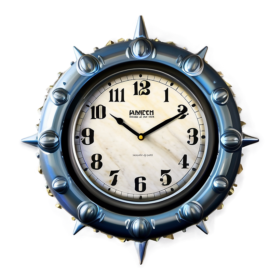 Retro Wall Clock Png Cbu93 PNG image