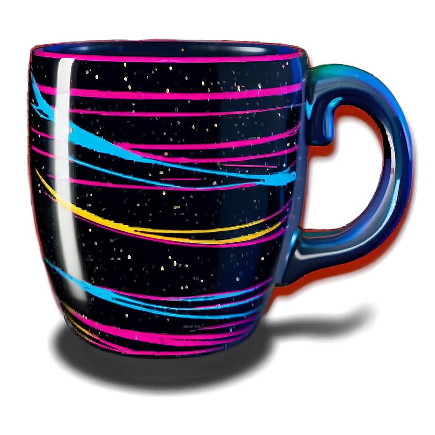 Retro Wave Mug Png 05242024 PNG image