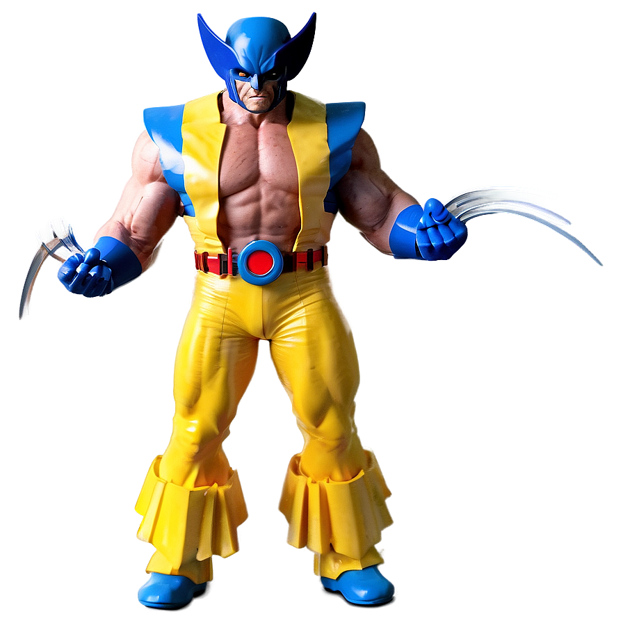 Retro Wolverine Costume Png Gvl PNG image