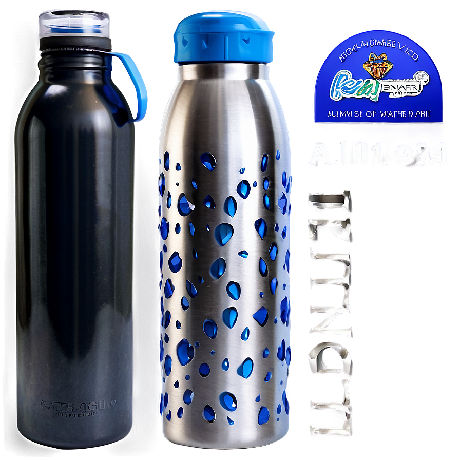 Reusable Aluminum Water Bottle Png Sbd PNG image