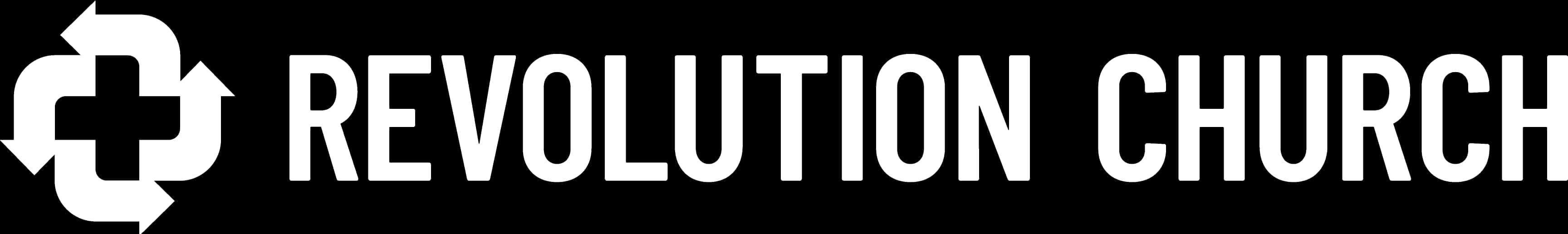 Revolution Church Logo Blackand White PNG image