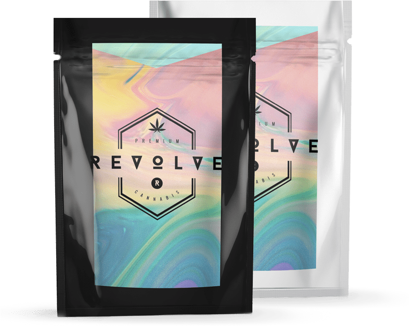 Revolve Cannabis Packaging PNG image