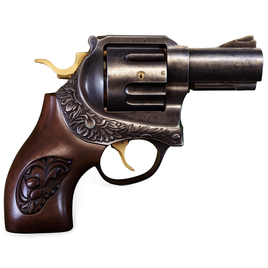 Revolver And Holster Set Png Cui PNG image