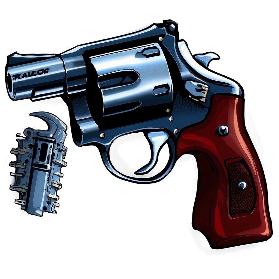 Revolver Graphic Png Ape PNG image