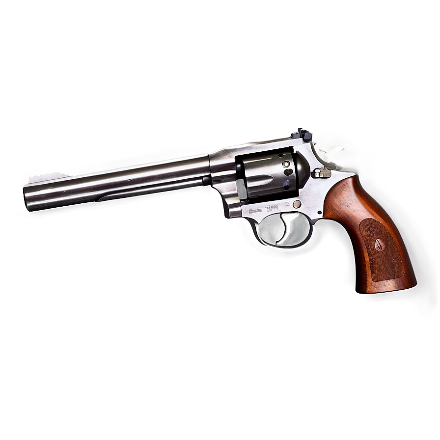 Revolver On White Background Png 05242024 PNG image