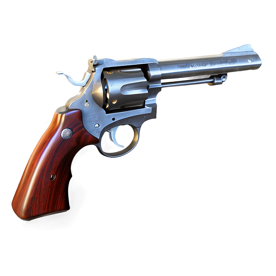 Revolver On Wooden Table Png 72 PNG image