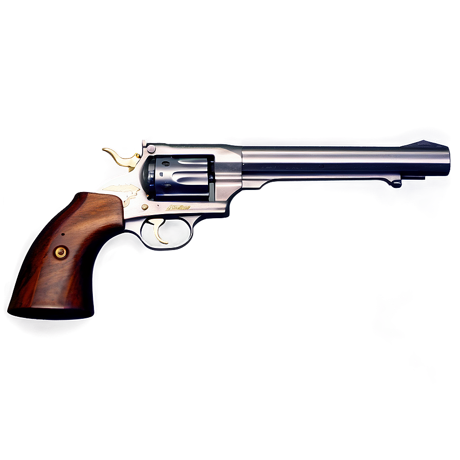 Revolver With Rose Motif Png Dve PNG image