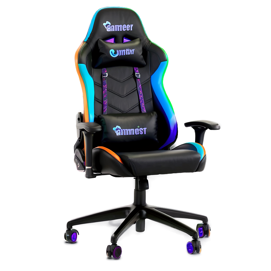 Rgb Gamer Chair Png 06212024 PNG image