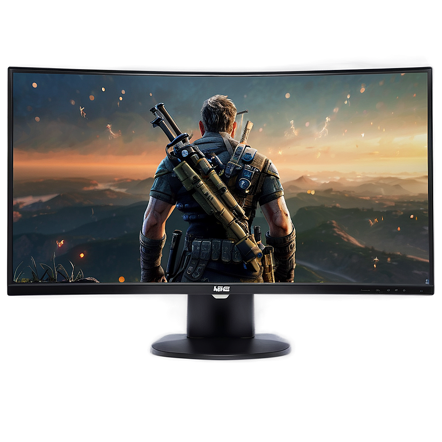 Rgb Gaming Monitor Png Ify26 PNG image