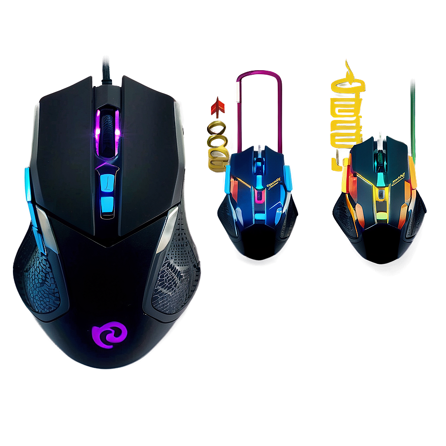 Rgb Gaming Mouse Png Fet PNG image