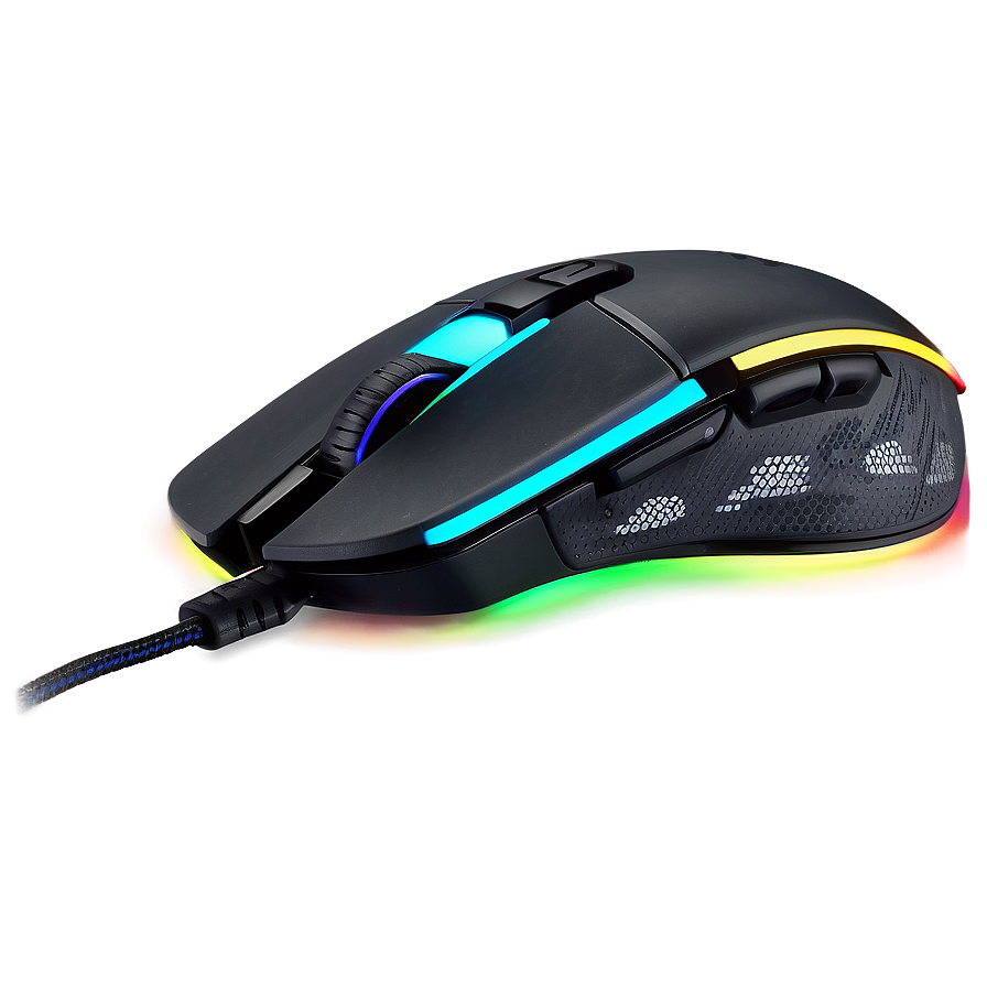 Rgb Gaming Mouse Png Vwr PNG image