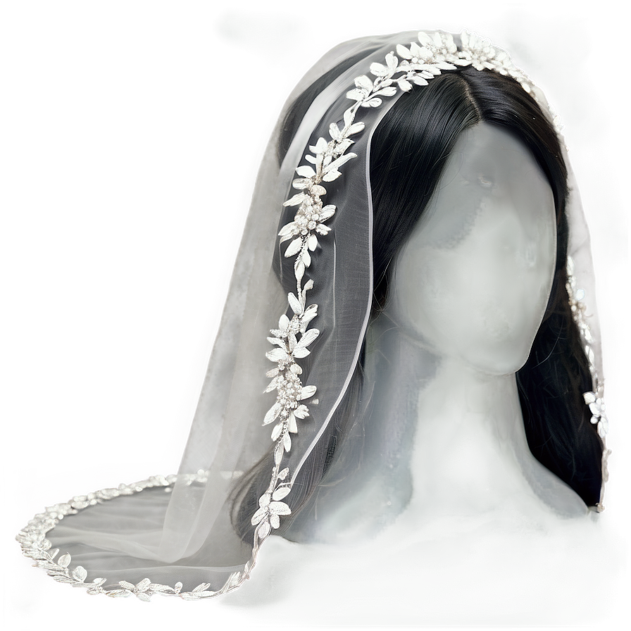 Rhinestone Bridal Veil Png 06272024 PNG image