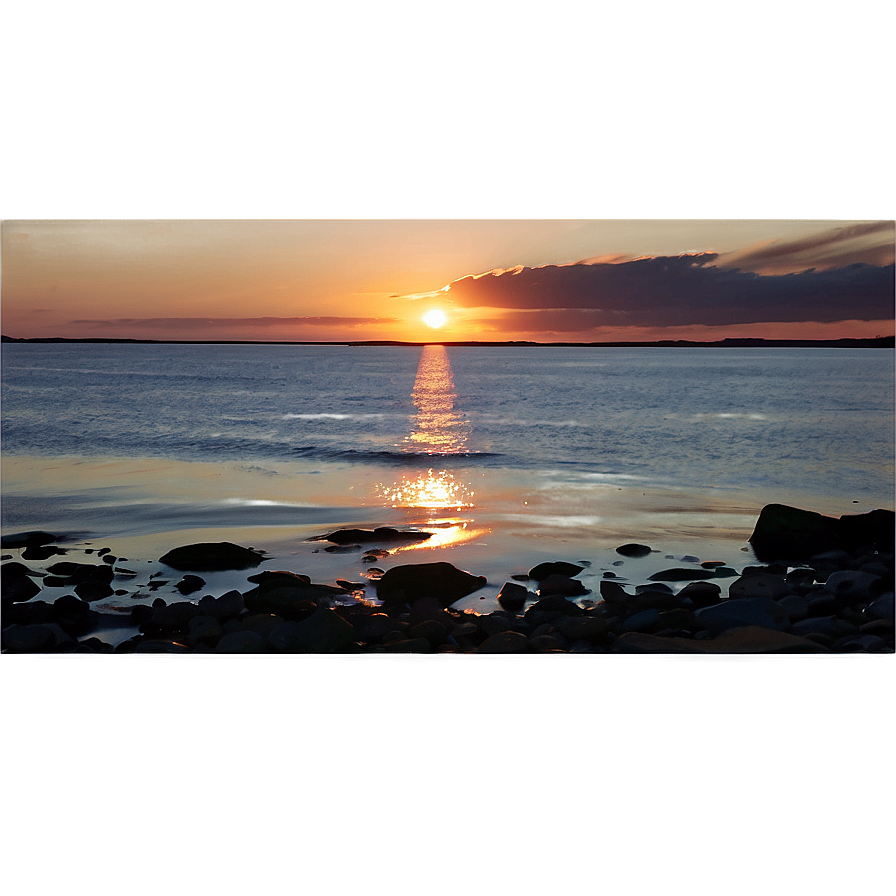 Rhode Island Sunset View Png Qir PNG image