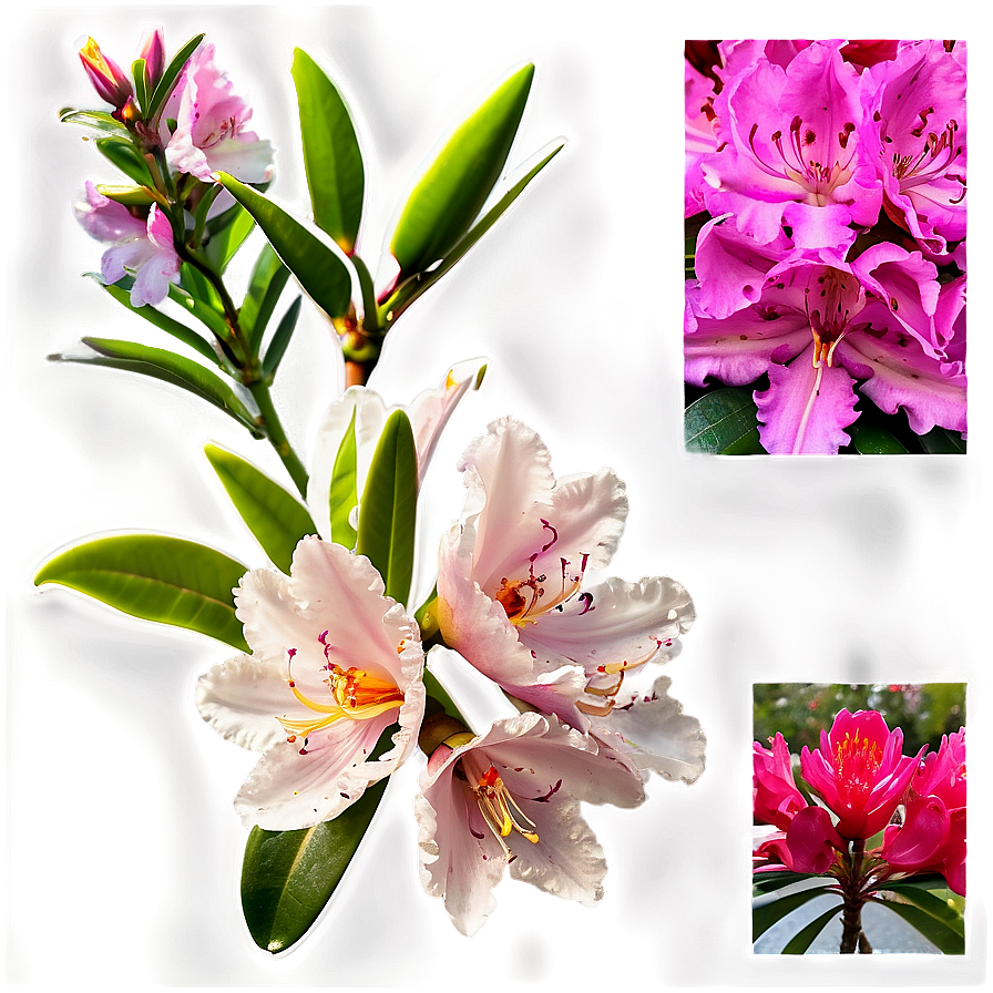 Rhododendron Pattern Png Bly PNG image