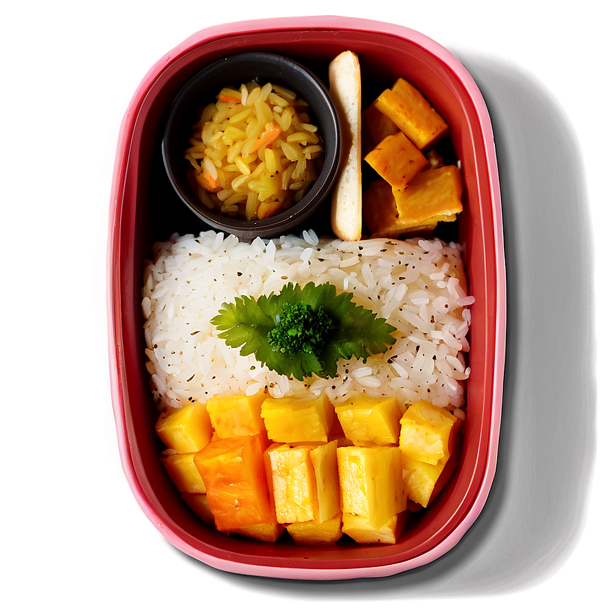 Rice Bento Png Qvs27 PNG image