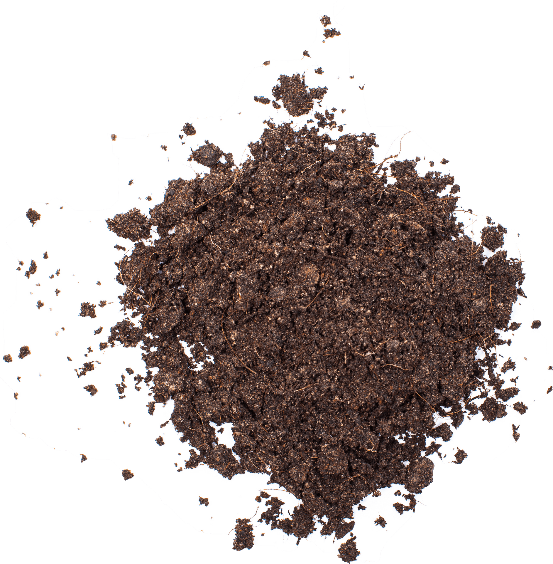 Rich Organic Soil Texture PNG image