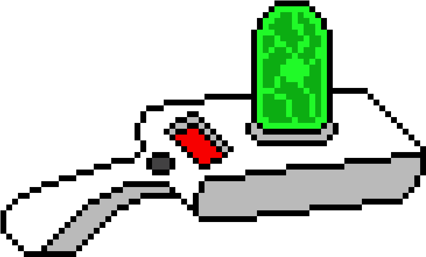 Rickand Morty Portal Gun Pixel Art PNG image