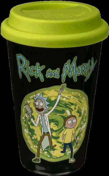 Rickand Morty Travel Mug PNG image