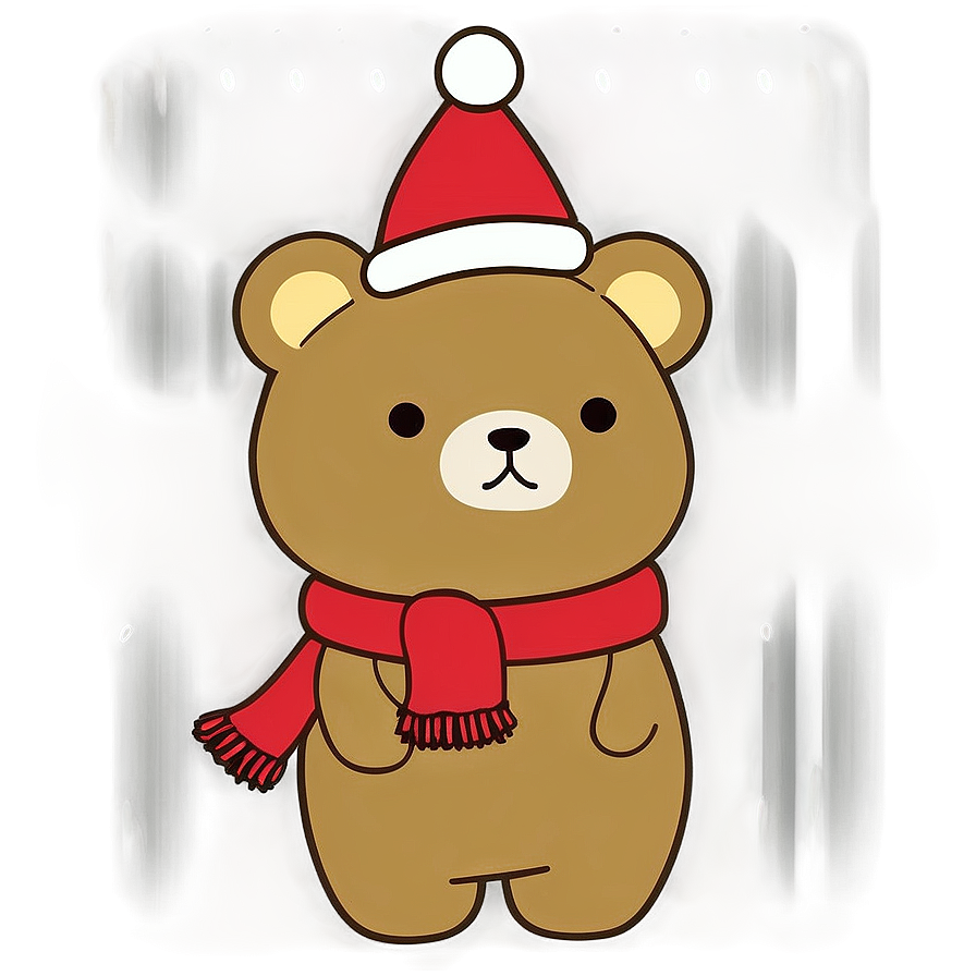 Rilakkuma Christmas Png 05062024 PNG image