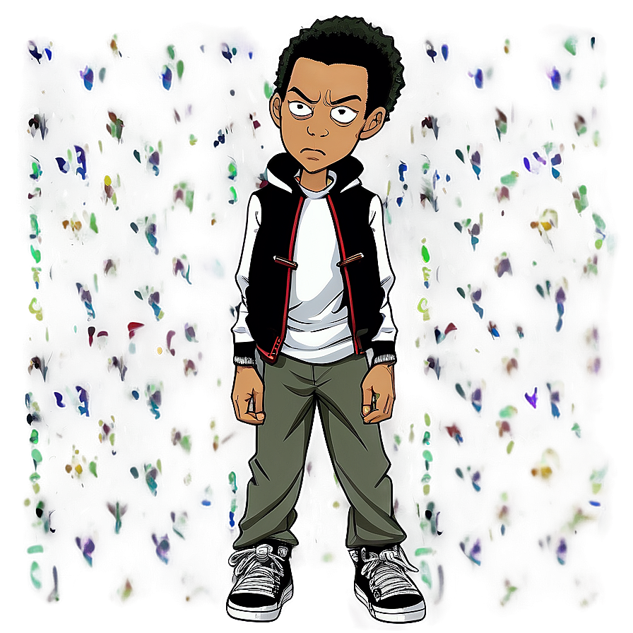 Riley Freeman Boondocks Cartoon Png 98 PNG image