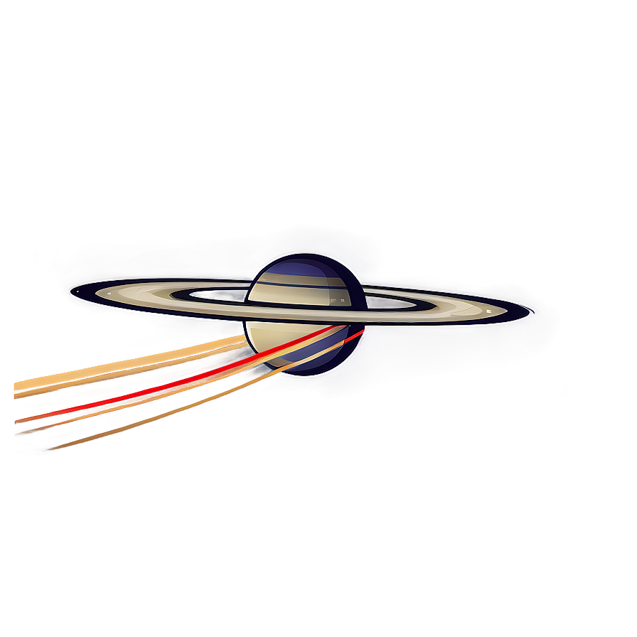 Ringed Saturn Illustration Png Ghc17 PNG image