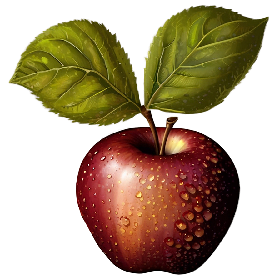 Ripe Apple Clipart Png 06272024 PNG image