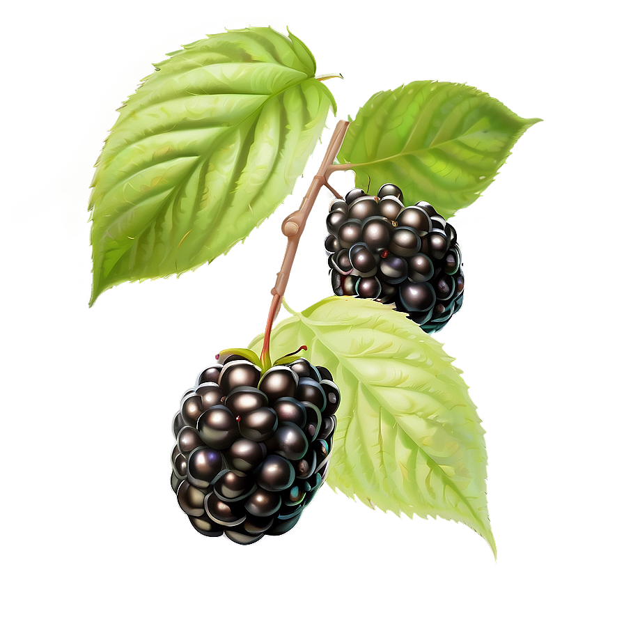 Ripe Blackberry Fruit Png 05232024 PNG image